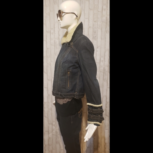 MNG by MANGO Jean Jacket size USA Large. - Picture 5 of 10